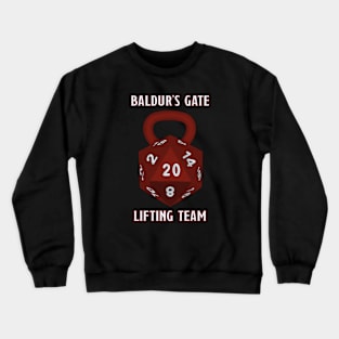 Baldur’s Gate Lifting Team Crewneck Sweatshirt